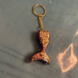 Mermaid resin keychain